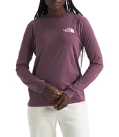 The North Face Women's Brand Proud Graphic Print Crew Neck Long Sleeve Tee Shirt