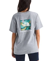 The North Face Crew Neck Rib Knit Short Sleeve Box Tee