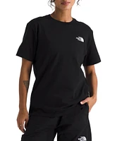 The North Face Crew Neck Rib Knit Short Sleeve Box Tee