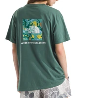 The North Face Crew Neck Rib Knit Short Sleeve Box Tee