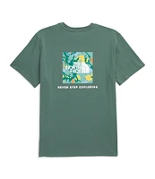 The North Face Crew Neck Rib Knit Short Sleeve Box Tee