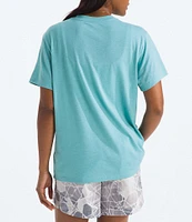 The North Face Women's Crew Neck Short Sleeve Tri-Blend Tee