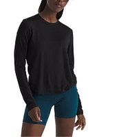 The North Face Women's Dune Sky Jersey Knit Crew Neck Long Sleeve Fitted Tee Shirt