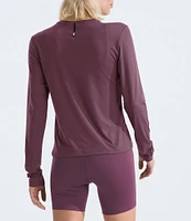 The North Face Women's Dune Sky Jersey Knit Crew Neck Long Sleeve Fitted Tee Shirt