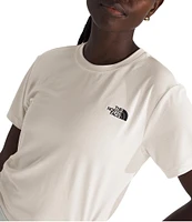 The North Face Pique Knit Flex FlashDry Technology Crew Neck Tee