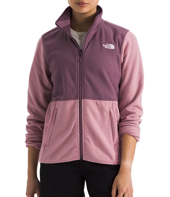 The North Face Women's Glacier Lightweight Fleece Stand Collar Long Sleeve Front Zip Jacket