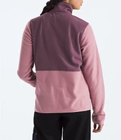 The North Face Women's Glacier Lightweight Fleece Stand Collar Long Sleeve Front Zip Jacket