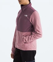 The North Face Women's Glacier Lightweight Fleece Stand Collar Long Sleeve Front Zip Jacket