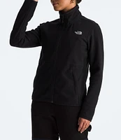 The North Face Women's Glacier Lightweight Fleece Stand Collar Long Sleeve Front Zip Jacket