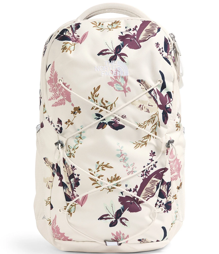 The North Face Women's Jester White Dune Leaf Toss Print Backpack