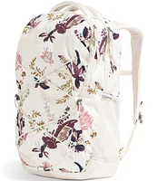 The North Face Women's Jester White Dune Leaf Toss Print Backpack