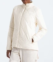 The North Face Women's Shady Glade Insulated Fleece Lined Stand Collar Long Sleeve Quilted Jacket