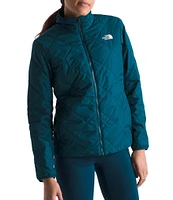 The North Face Women's Shady Glade Insulated Fleece Lined Stand Collar Long Sleeve Quilted Jacket