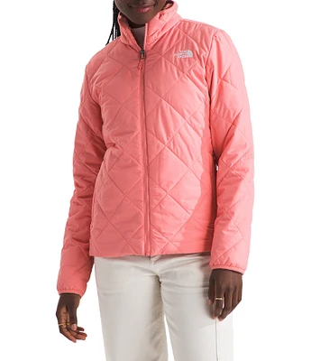 The North Face Women's Shady Glade Insulated Fleece Lined Stand Collar Long Sleeve Quilted Jacket