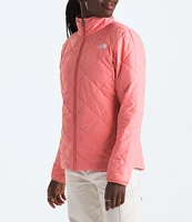 The North Face Women's Shady Glade Insulated Fleece Lined Stand Collar Long Sleeve Quilted Jacket