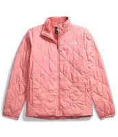 The North Face Women's Shady Glade Insulated Fleece Lined Stand Collar Long Sleeve Quilted Jacket