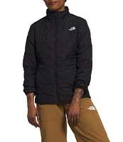 The North Face Women's Shady Glade Insulated Fleece Lined Stand Collar Long Sleeve Quilted Jacket