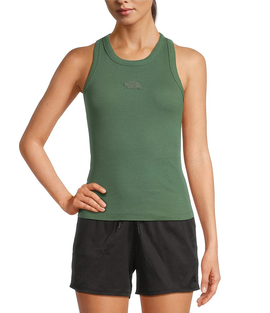 The North Face Women's Slim Fit Rib Knit High Neck Tank