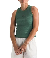 The North Face Women's Slim Fit Rib Knit High Neck Tank