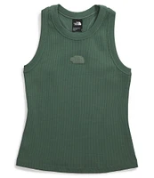 The North Face Women's Slim Fit Rib Knit High Neck Tank