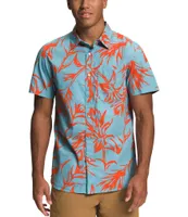 The North Face Woven Tropical Print Short Sleeve Shirt