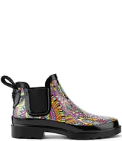 Sakroots Rhyme Printed Waterproof Chelsea Rain Booties