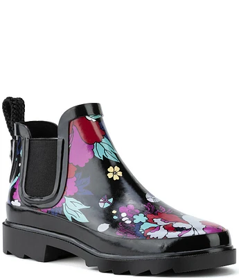 Sakroots Rhyme Printed Waterproof Chelsea Rain Booties