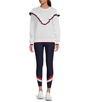 The Upside Columbia Boo Frill Knit Top