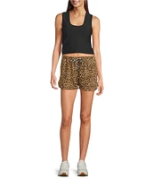 The Upside Panthera Billie Coordinating Mid Rise Run Shorts