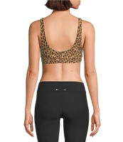 The Upside Panthera Daisy Coordinating Scoop Neck Sport Bra