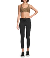 The Upside Panthera Daisy Coordinating Scoop Neck Sport Bra