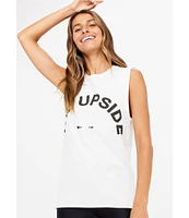 The Upside Sleeveless Graphic Muscle Tank