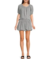 Things Between Bubble Gingham Coordinating Skirt