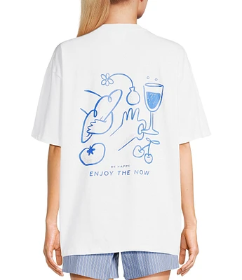Things Between Enjoy The Now Graphic T-Shirt