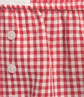Things Between Gingham Print Coordinating Boxers