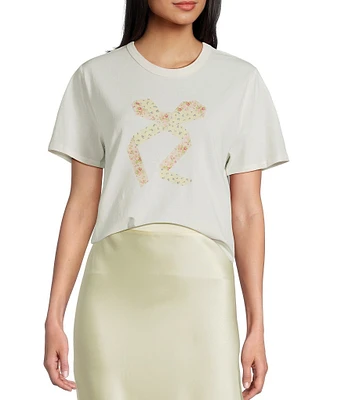 Things Between Short Sleeve Bow T-Shirt