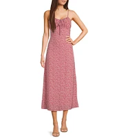 Things Between Sleeveless Floral Maxi Dress
