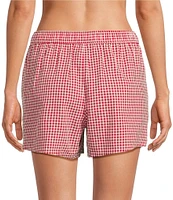 Things Between Checked Coordinating Boxers