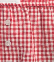 Things Between Checked Coordinating Boxers