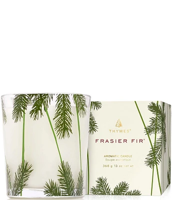 Thymes Frasier Fir Pine Needle Design Poured Candle, 13 oz.