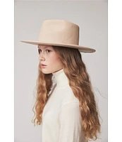 TILLEY Jasper Wool Felt Leather Band Fedora Hat