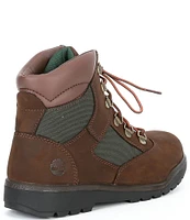 Timberland Boys' 6#double; Field Nubuck Leather Lace-Up Boots (Youth)