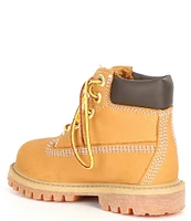 Timberland Kids' 6#double; Premium Leather Cold Weather Combat Boots (Infant)