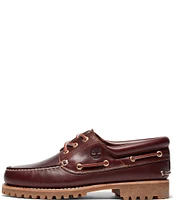 Timberland Men's 3-Eye Lug Handsewn Leather Boat Shoes