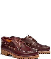 Timberland Men's 3-Eye Lug Handsewn Leather Boat Shoes