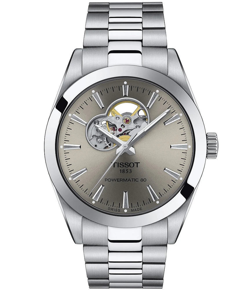 Tissot Gentleman Powermatic 80 Automatic Stainless Steel Bracelet Watch