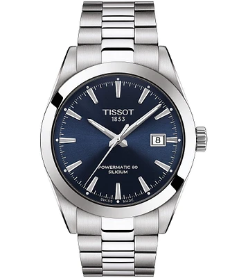 Tissot Gentleman Powermatic 80 Silicium Stainless Steel Watch