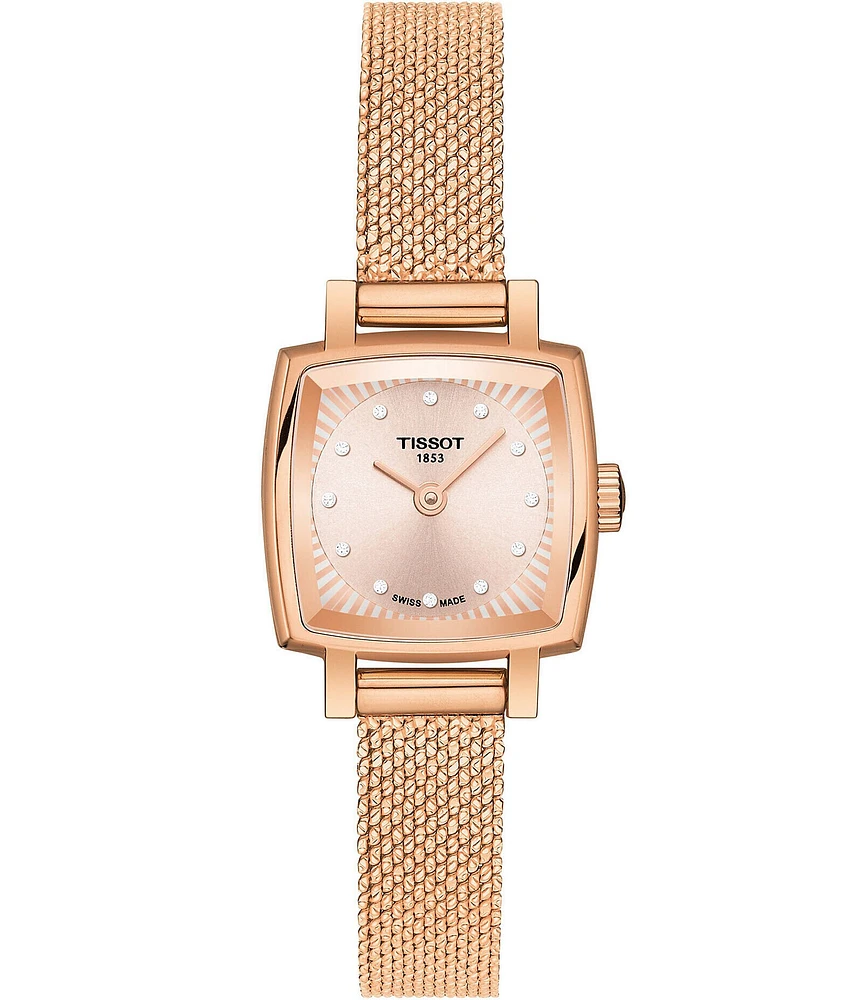 Tissot Lovely Rose Gold Square Watch