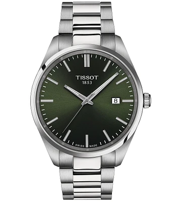 Tissot Men's Classic Collection Pr 100 Stainless Steel Bracelet Watch