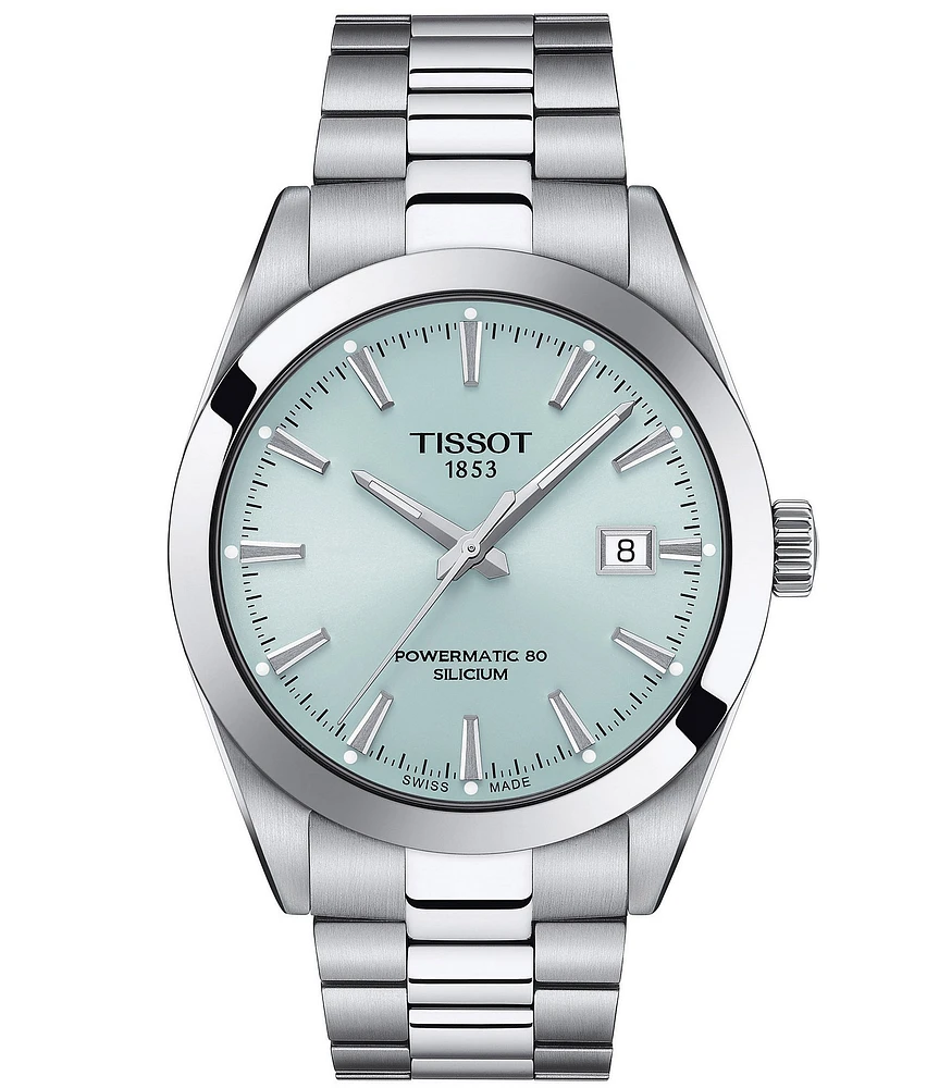 Tissot Men's Gentleman Powermatic 80 Automatic Stainless Steel Bracelet Watch